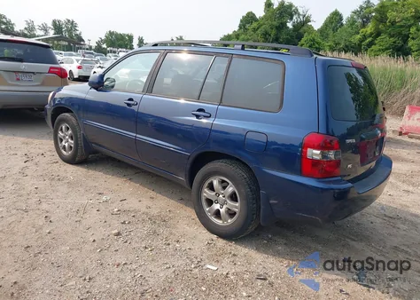 2004 Toyota Highlander V6 z USA, uszkodzony, nr VIN JTEDP21AX40010939